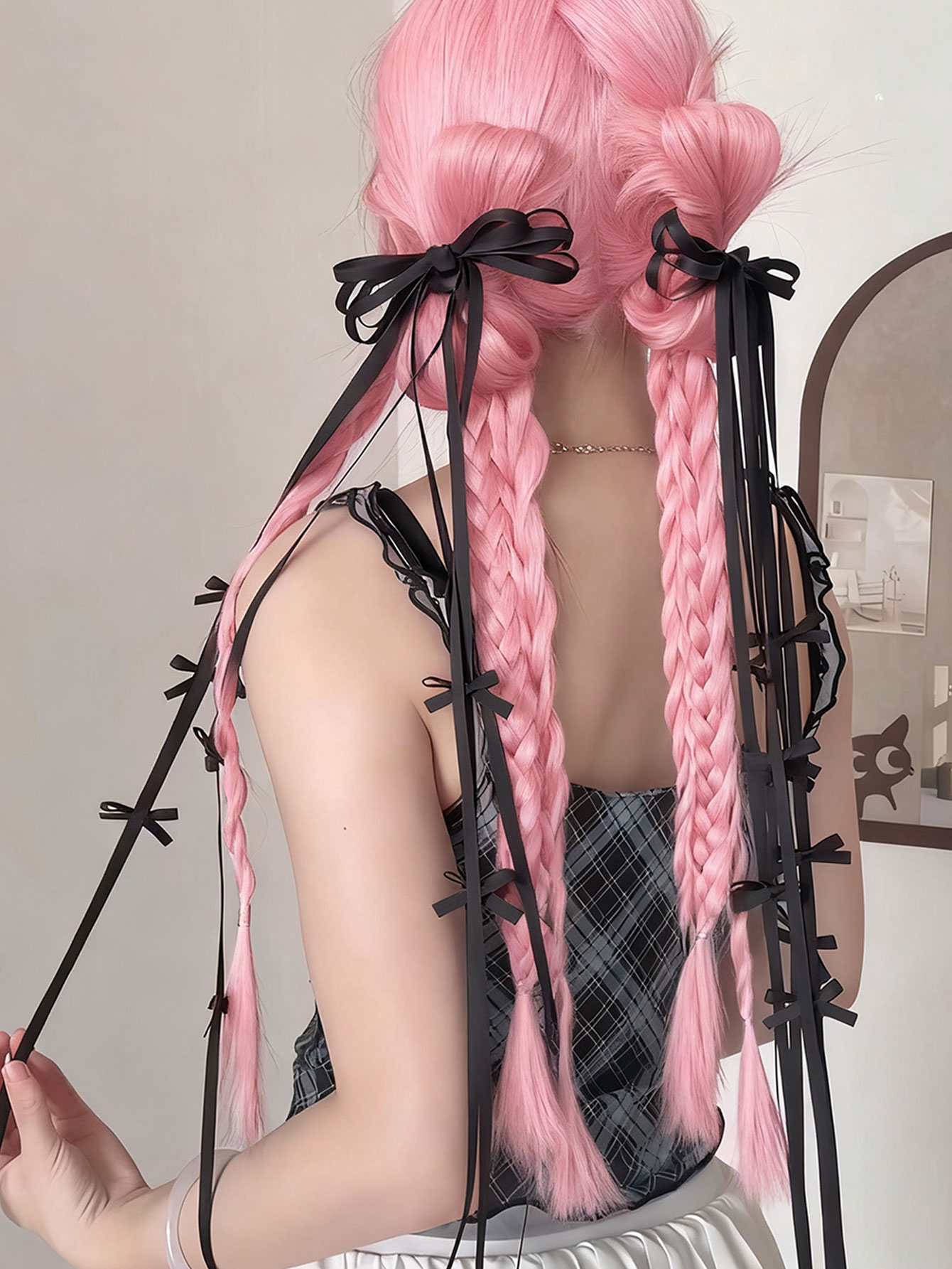Ribbon Bow Gift - Harajuku süße lange Schleife Haare für