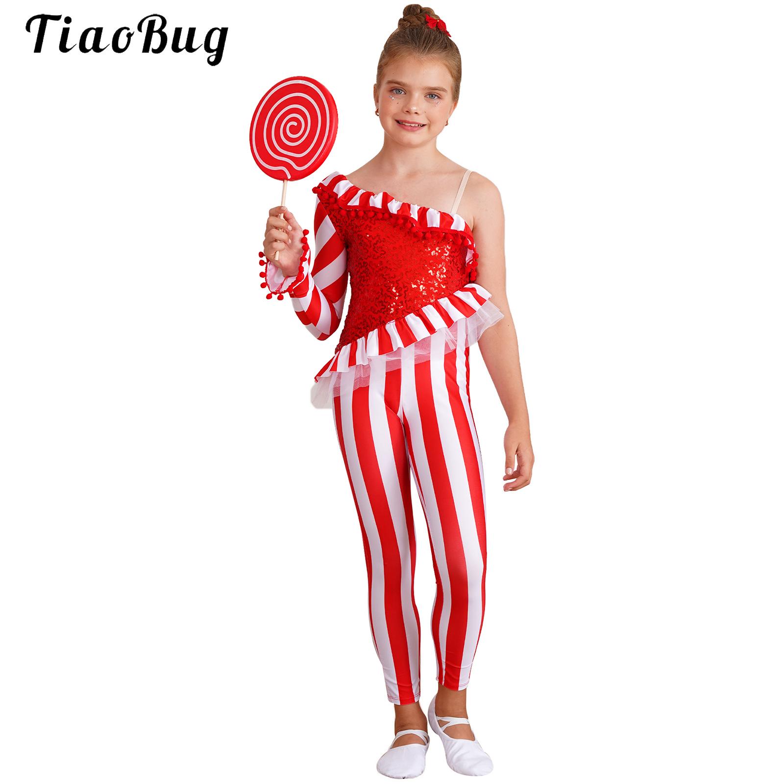 Elf Costume Christmas - Kinder Mädchen Weihnachten Ballett Tanz Overall