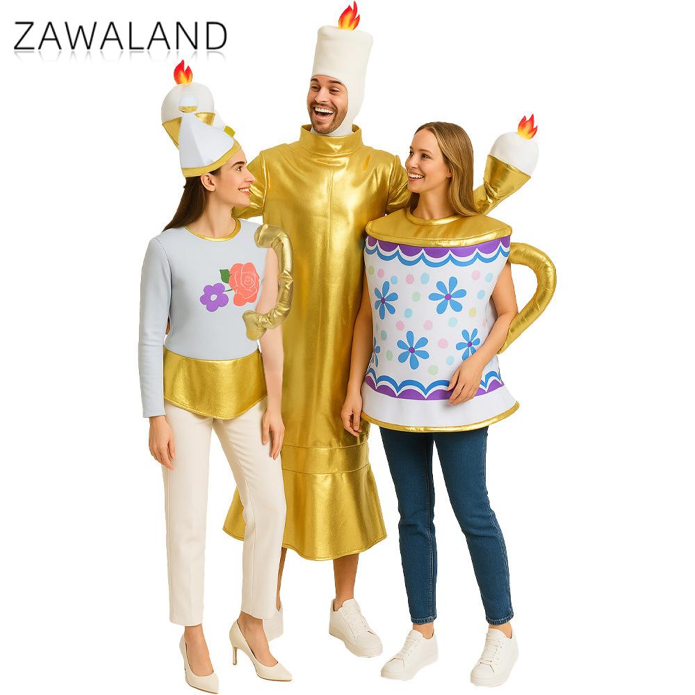 Holiday Candle Set - Zawaland Teekanne Teetasse Kerze Kostüm Erwachsene