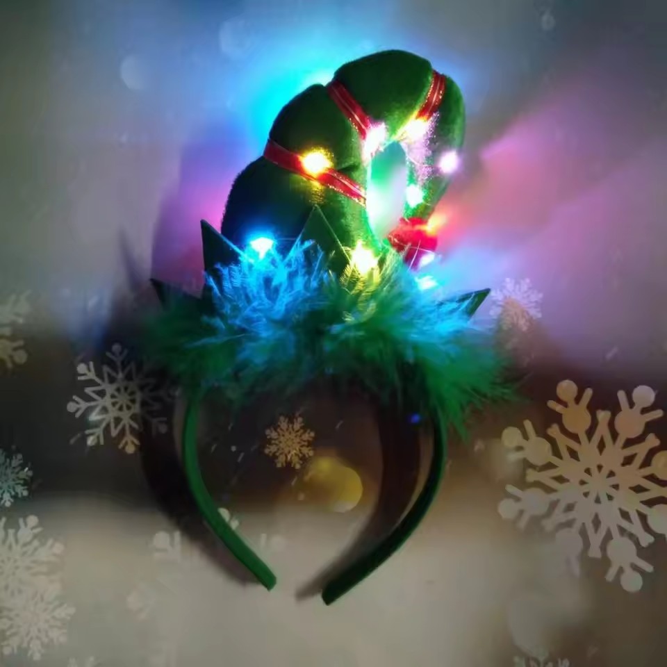 Leuchtender Elfenhut für Fraue – Elf Costume Christmas Bewertung und Preis