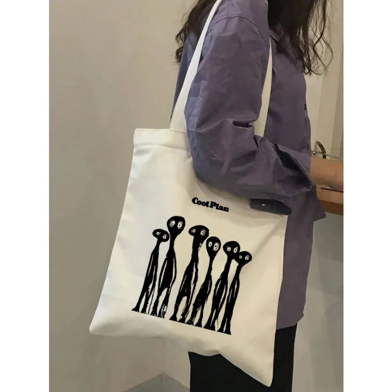 ROMWE Kawaii Canvas-Umhängetas – Ribbon Bow Gift Bewertung und Preis