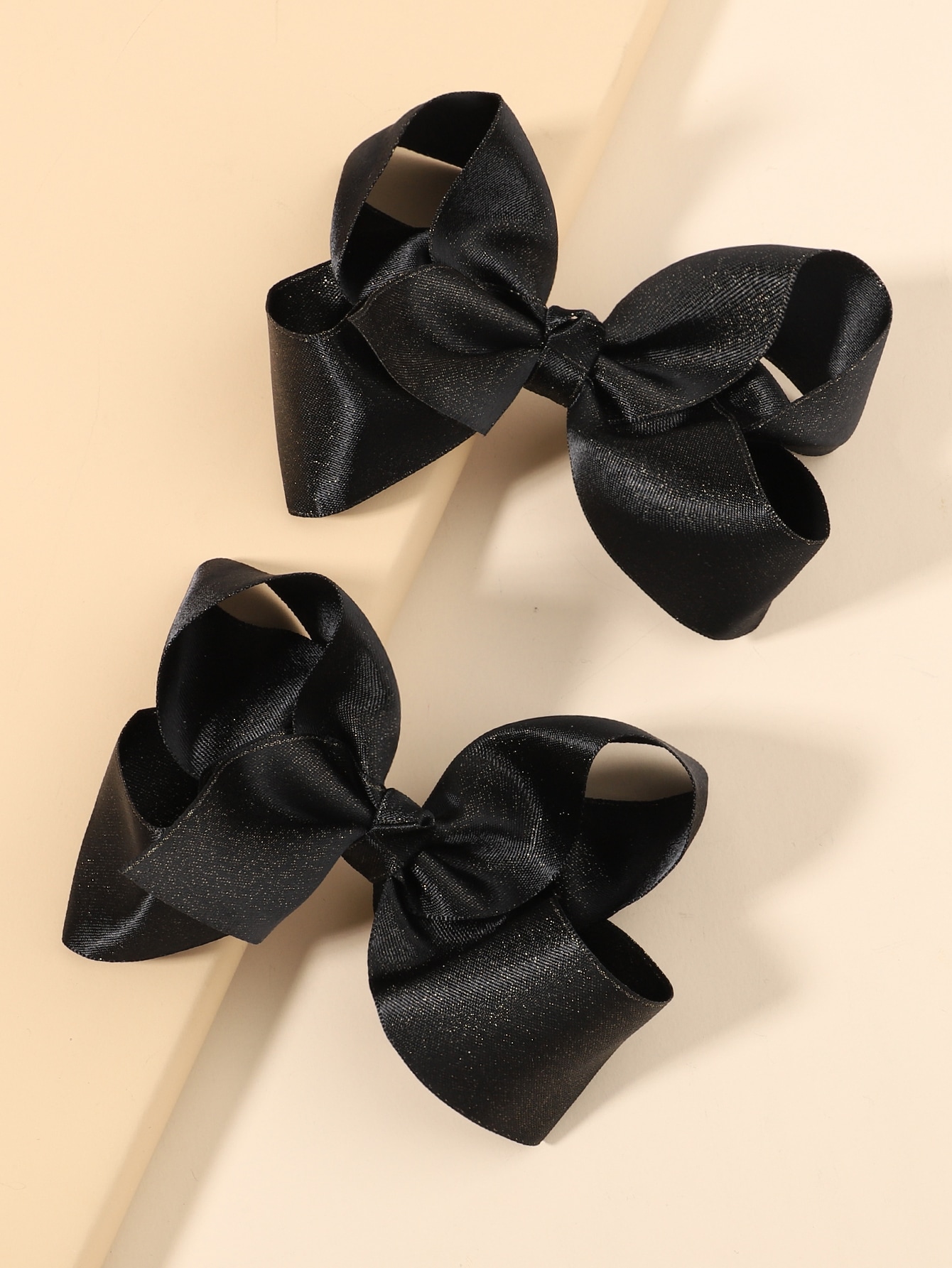2 stücke Einfarbig Haar Clip 4 – Ribbon Bow Gift Bewertung und Preis