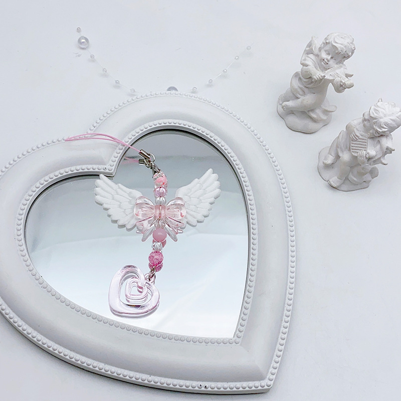 Neue schöne Flügel Bogen Herz  – Ribbon Bow Gift Bewertung und Preis