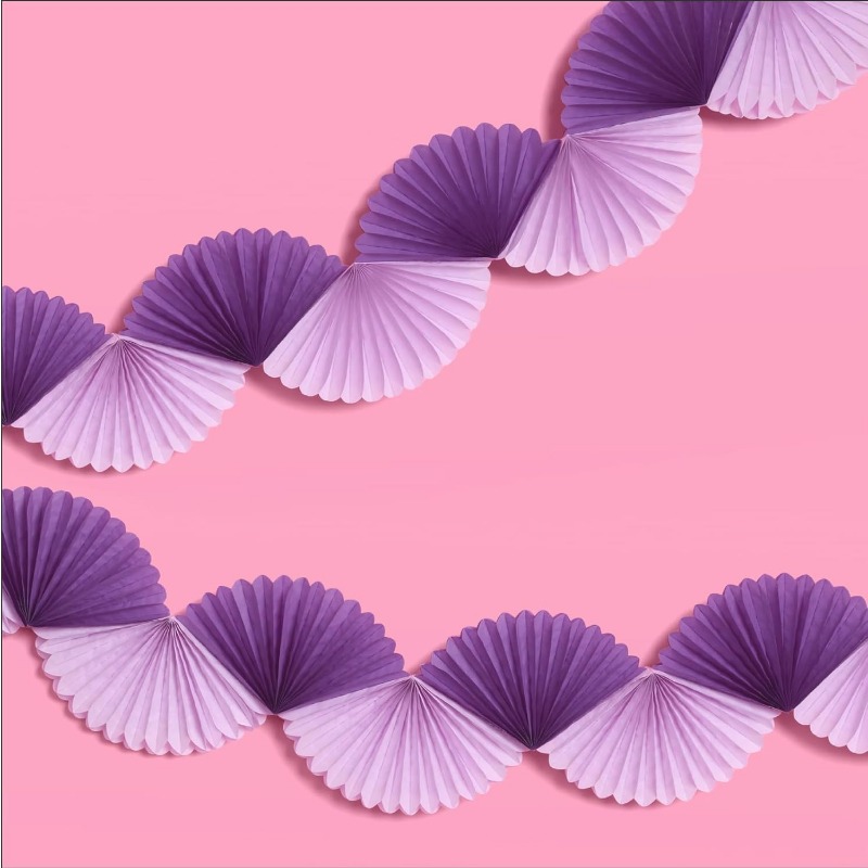 Lila Silber Party Papier 3D Fa – Tinsel Garland Decoration Bewertung und Preis